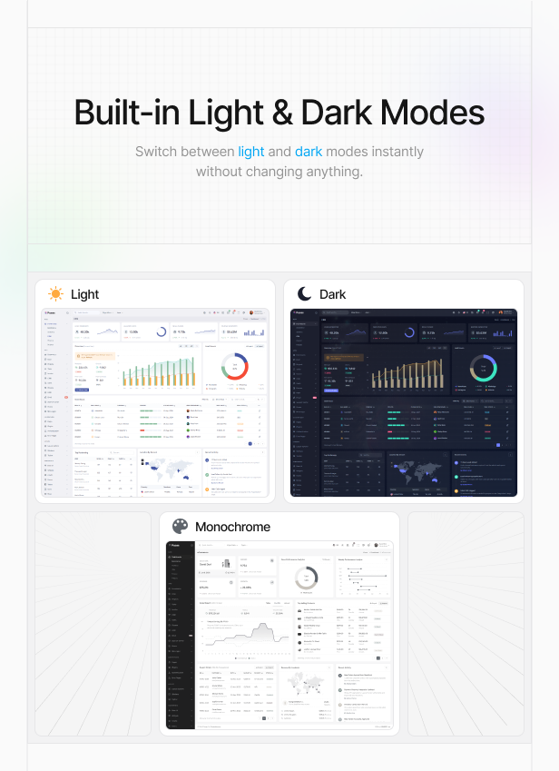 Paces - Tailwind CSS, Bootstrap, React, NextJs, Angular, Blazor, Laravel Admin Dashboard Template - 9