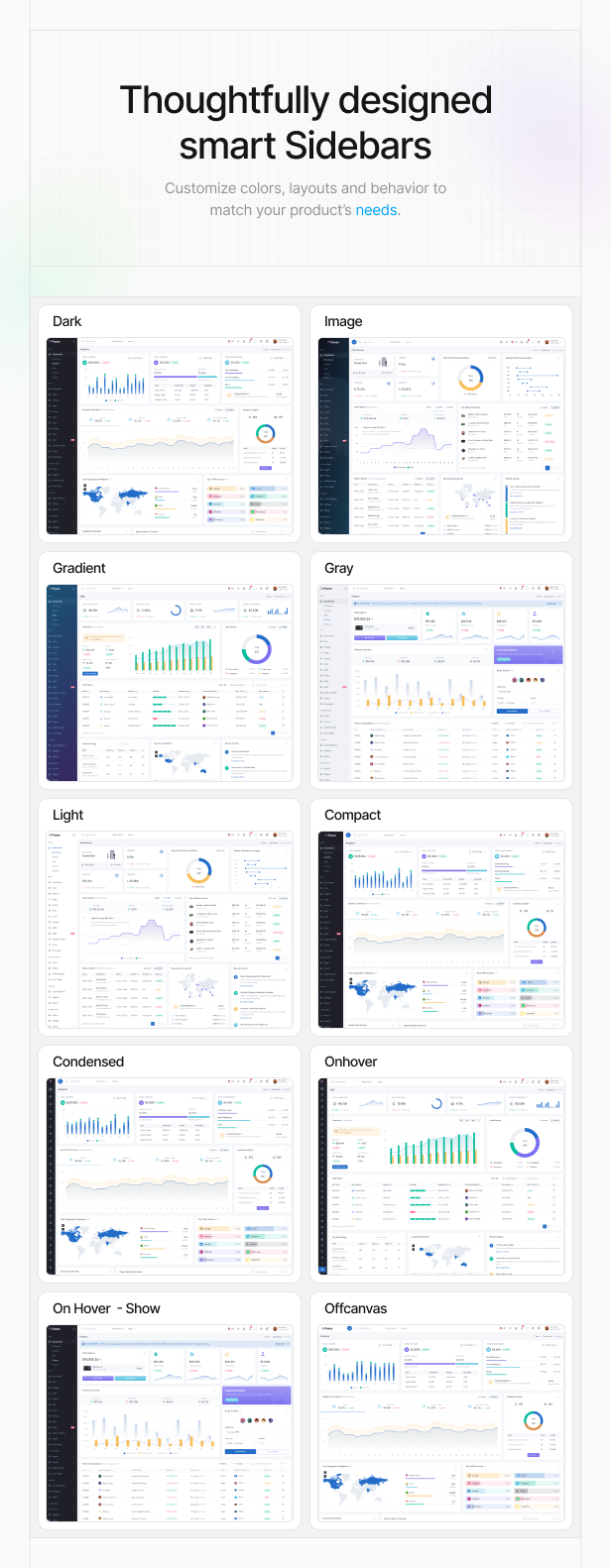 Paces - Tailwind CSS, Bootstrap, React, NextJs, Angular, Blazor, Laravel Admin Dashboard Template - 11