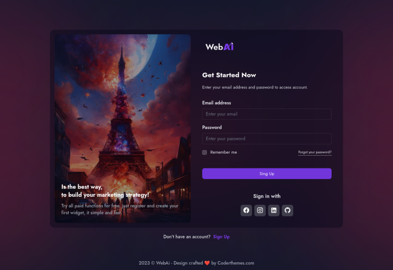 WebAI | Next.js AI Startup & Technology Landing Page Template