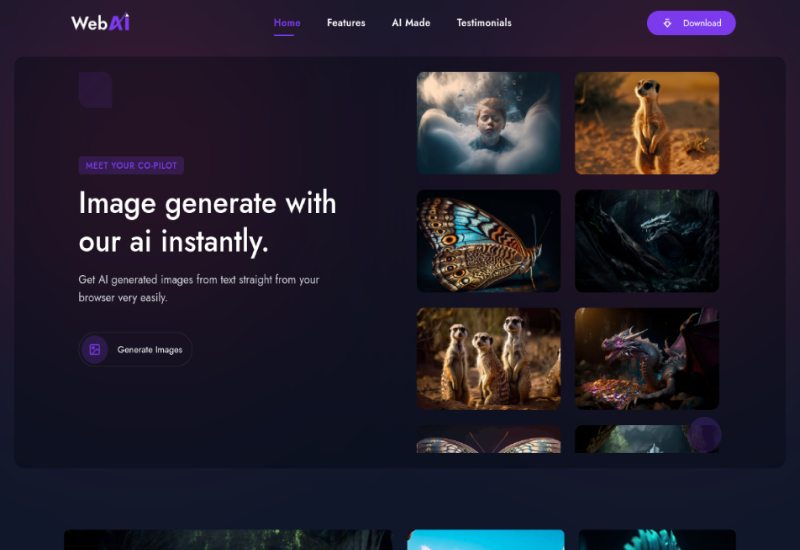 WebAI | Next.js AI Startup & Technology Landing Page Template